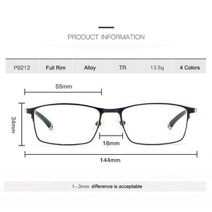Gmei Optical Glasses Frame for Men and Women Full Rim Styles and Half Rim Style Eyeglasses with Recipe Eyewear Prescription