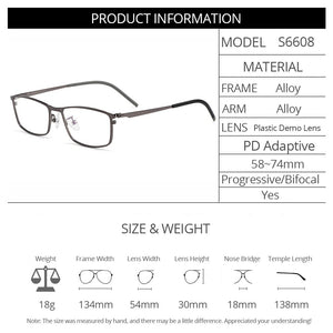 Gmei Optical Men Business Titanium Alloy Square Glasses Frame For Male's Prescription Spectacles Eyeglasses Frames S6608