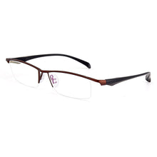 Load image into Gallery viewer, Gmei Optical Men Large Size Titanium Alloy Glasses Frames for Men Eyewear Flexible Legs IP Electroplating Alloy Spectacles Y8011