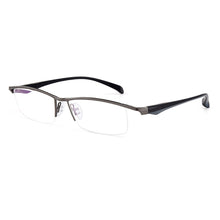 Load image into Gallery viewer, Gmei Optical Men Large Size Titanium Alloy Glasses Frames for Men Eyewear Flexible Legs IP Electroplating Alloy Spectacles Y8011