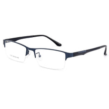 Load image into Gallery viewer, Gmei Optical Men Semi-Rimless Titanium Alloy Glasses Frames for Men Eyewears Flexible Legs IP Electroplating Spectacles Y7047