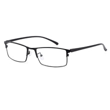 Load image into Gallery viewer, Gmei Optical Men Titanium Alloy Eyeglasses Frame for Men Eyewear Flexible Temple Legs IP Electroplating Alloy Material Y2529
