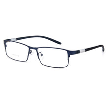 Carica l&#39;immagine nel visualizzatore di Gallery, Gmei Optical Men Titanium Alloy Eyeglasses Frame for Men Eyewear Flexible Temples Legs IP Electroplating Alloy Spectacles Y028