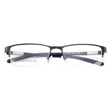 Load image into Gallery viewer, Gmei Optical Men Titanium Alloy Eyeglasses Frame for Men Eyewear Flexible Temples Legs IP Electroplating Alloy Spectacles Y2442