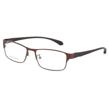 Load image into Gallery viewer, Gmei Optical Men Titanium Alloy Eyeglasses Frame for Men Eyewear Flexible Temples Legs IP Electroplating Alloy Spectacles Y2423