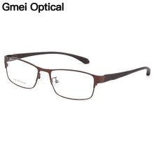 Load image into Gallery viewer, Gmei Optical Men Titanium Alloy Eyeglasses Frame for Men Eyewear Flexible Temples Legs IP Electroplating Alloy Spectacles Y2423