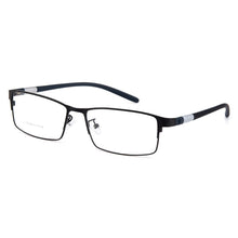 Carica l&#39;immagine nel visualizzatore di Gallery, Gmei Optical Men Titanium Alloy Eyeglasses Frame for Men Eyewear Flexible Temples Legs IP Electroplating Alloy Spectacles Y028