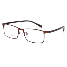 Load image into Gallery viewer, Gmei Optical Men Titanium Alloy Eyeglasses Frames for Men Eyewear Flexible Temples Legs IP Electroplating Alloy Spectacles Y7011