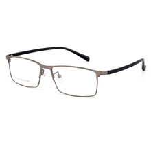 Load image into Gallery viewer, Gmei Optical Men Titanium Alloy Eyeglasses Frames for Men Eyewear Flexible Temples Legs IP Electroplating Alloy Spectacles Y7011