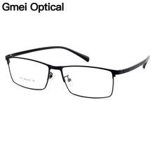 Load image into Gallery viewer, Gmei Optical Men Titanium Alloy Eyeglasses Frames for Men Eyewear Flexible Temples Legs IP Electroplating Alloy Spectacles Y7011