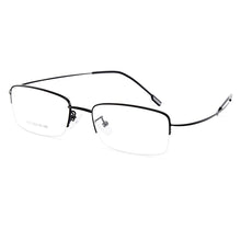 Load image into Gallery viewer, Gmei Optical Men Ultra-Light Semi-Rimless Memory Titanium Alloy Glasses Frames for Men Myopia Presbyopia Reading Spectacles Y879