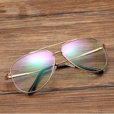 Gmei Optical Metal Alloy Retro Optical Glasses Frames For Women And Men Myopia Spectacles Oculos De Grau Eyewear A17002