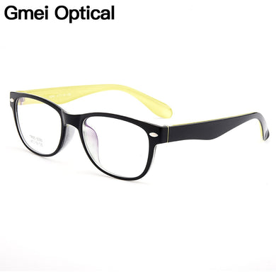 Gmei Optical Modern Urltra-Light TR90 Full Rim Women Optical Eyeglasses Frame Men Plastic Myopia Eyewear 3 Colors Optional M5090