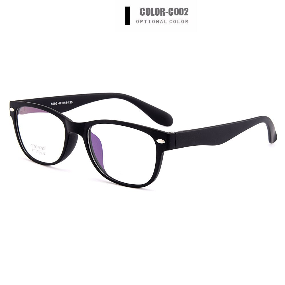Gmei Optical Modern Urltra-Light TR90 Full Rim Women Optical Eyeglasses Frame Men Plastic Myopia Eyewear 3 Colors Optional M5090