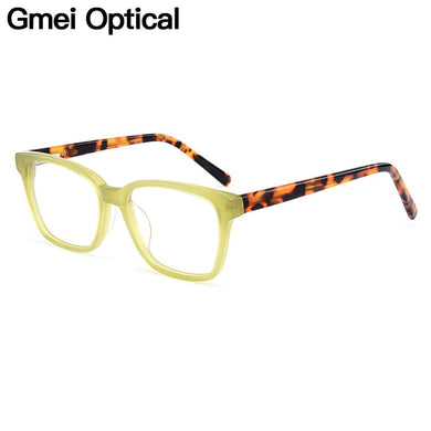Gmei Optical Acetate Full Rim Women Optical Eyeglasses Frames Men Myopia Presbyopia Eyewear With Quality Spring Hinges A3052