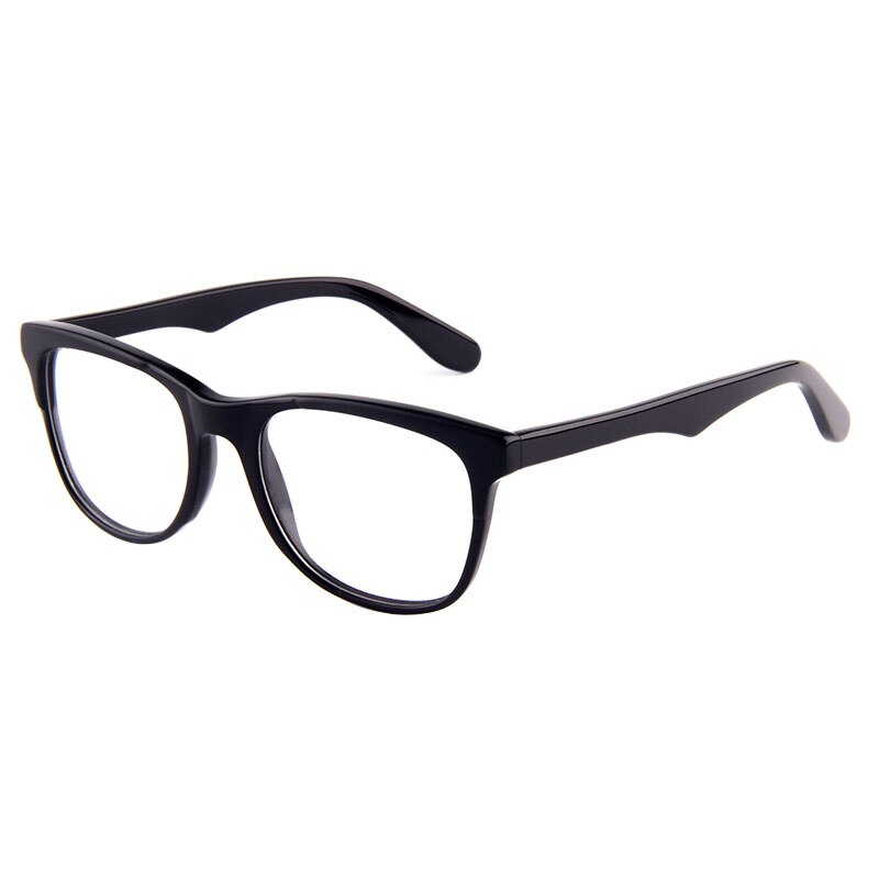 Gmei Optical  Classical Style Round Hypoallergenic Acetate Full Rim Women Optical Eyeglasses Frame Black Color