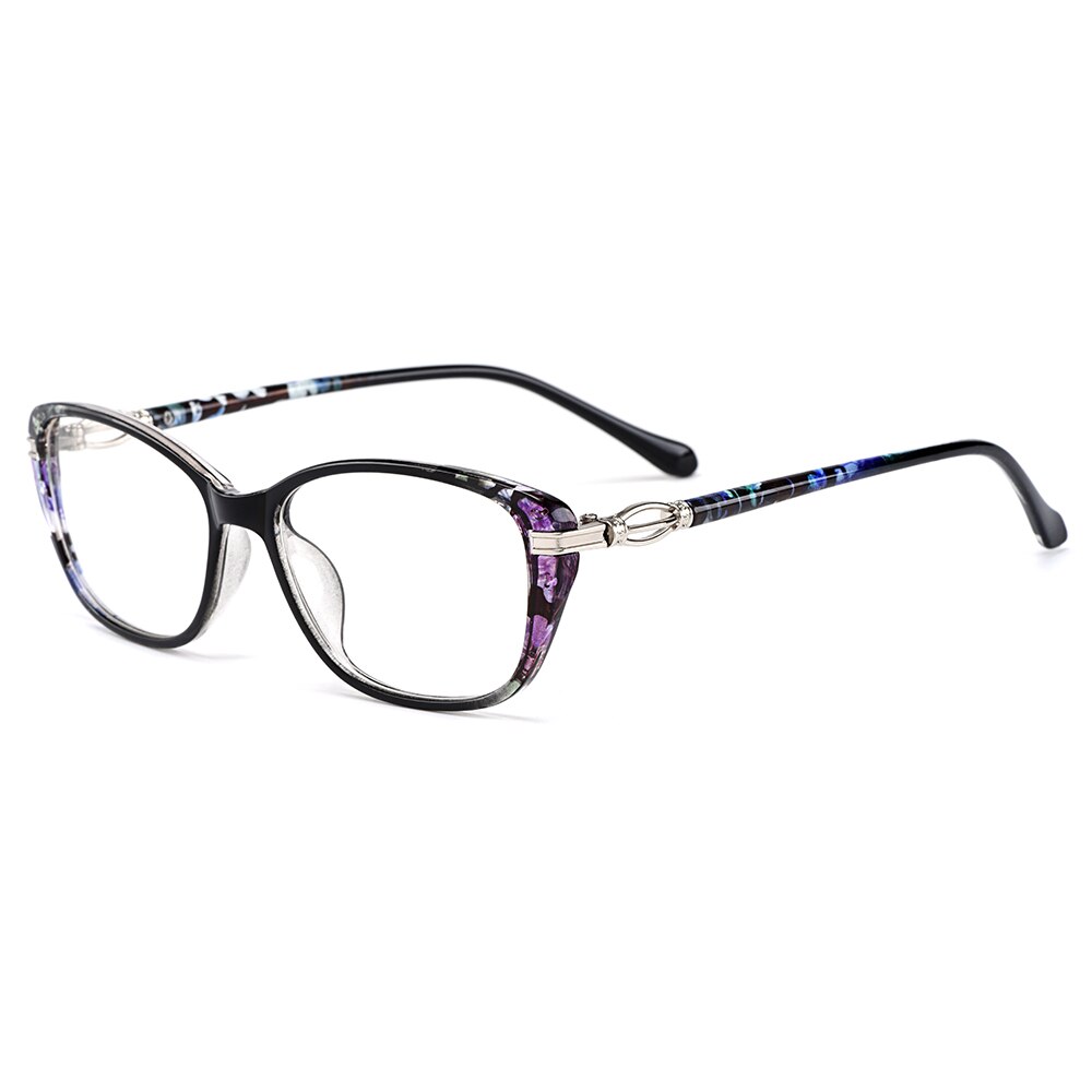 Gmei Optical Women Glasses Frames Urltra-Light TR90 Square Female Plastic Myopia Prescription Eyewear Frame