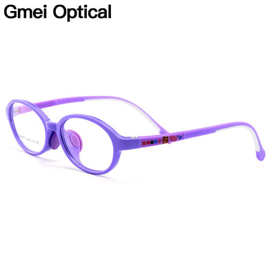 Gmei Optical Healthy Ultra-light Flexible TR90 Silica Gel Comfortable Safe Full Rim Kids Eyeglass Frames CX68013