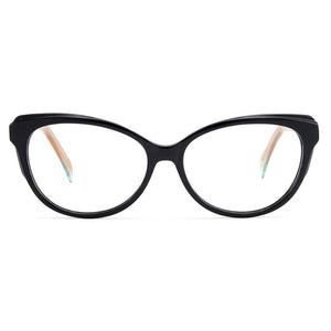 Gmei Optical Stylish Cat Eye Acetate Full Rim Optical Glasses Frame Women Myopia Presbyopia Eyewear With Spring Hinges A174