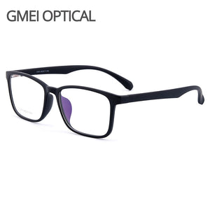Gmei Optical Ultralight TR90 Glasses Frame Men Prescription Eyeglasses Myopia Optical Frames Square Plastic Eyewear Y1030