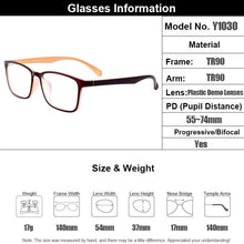 Load image into Gallery viewer, Gmei Optical Ultralight TR90 Glasses Frame Men Prescription Eyeglasses Myopia Optical Frames Square Plastic Eyewear Y1030