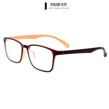 Load image into Gallery viewer, Gmei Optical Ultralight TR90 Glasses Frame Men Prescription Eyeglasses Myopia Optical Frames Square Plastic Eyewear Y1030