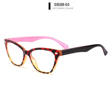 Load image into Gallery viewer, Gmei Optical Urltra-Light TR90 Women&#39;s Cat Eye Style Optical Eyeglasses Frames Plastic Myopia Presbyopia Spectacles M1244