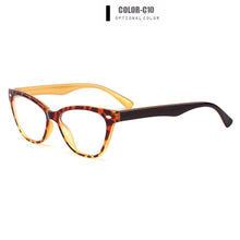 Load image into Gallery viewer, Gmei Optical Urltra-Light TR90 Women&#39;s Cat Eye Style Optical Eyeglasses Frames Plastic Myopia Presbyopia Spectacles M1244