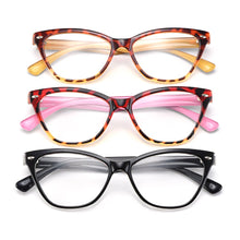 Load image into Gallery viewer, Gmei Optical Urltra-Light TR90 Women&#39;s Cat Eye Style Optical Eyeglasses Frames Plastic Myopia Presbyopia Spectacles M1244