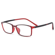 Load image into Gallery viewer, Gmei Optical Plastic Ultralight Glasses Frame Men Prescription Myopia Eyeglasses Optical Frames Women Rectangular Eyewear M2065