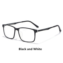 Carica l&#39;immagine nel visualizzatore di Gallery, Gmei Optical Pure Titanium Glasses Frame For Myopia Glasses Men Light And Comfortable Full Rim Large Size Spectacles Frames 8838