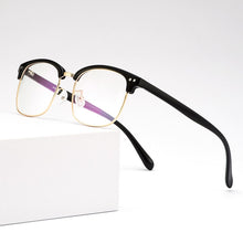 Load image into Gallery viewer, Gmei Optical Retro Classic Plastic Men Glasses Frame Metal Alloy Brand Designer Square Prescription Eyeglasses Frames MD085
