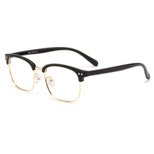 Load image into Gallery viewer, Gmei Optical Retro Classic Plastic Men Glasses Frame Metal Alloy Brand Designer Square Prescription Eyeglasses Frames MD085
