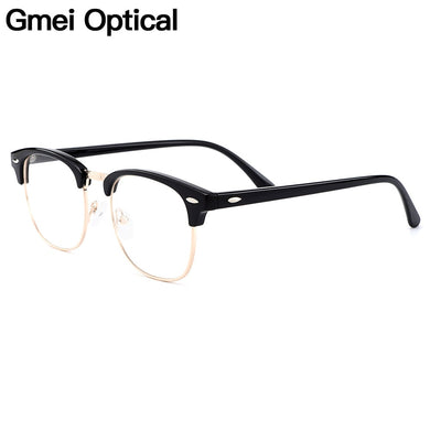 Gmei Optical Retro Full Rim Plastic Glasses Frame For Men And Women Myopia Presbyopia Reading Prescription Eyeglasses H8004