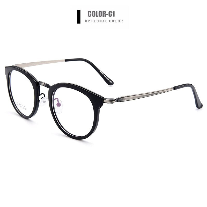 Gmei Optical Retro Full Rim Round Women Optical Eyeglasses Frames Female Myopia Presbyopia Eyewears 5 Colors Optionals M007