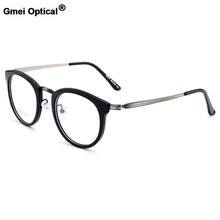 Carica l&#39;immagine nel visualizzatore di Gallery, Gmei Optical Retro Full Rim Round Women Optical Eyeglasses Frames Female Myopia Presbyopia Eyewears 5 Colors Optionals M007