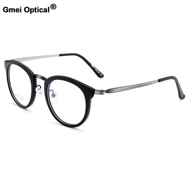 Gmei Optical Retro Full Rim Round Women Optical Eyeglasses Frames Female Myopia Presbyopia Eyewears 5 Colors Optionals M007