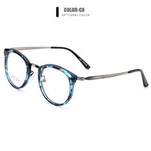 Carica l&#39;immagine nel visualizzatore di Gallery, Gmei Optical Retro Full Rim Round Women Optical Eyeglasses Frames Female Myopia Presbyopia Eyewears 5 Colors Optionals M007