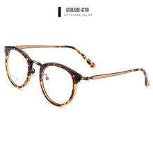 Carica l&#39;immagine nel visualizzatore di Gallery, Gmei Optical Retro Full Rim Round Women Optical Eyeglasses Frames Female Myopia Presbyopia Eyewears 5 Colors Optionals M007