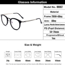 Carica l&#39;immagine nel visualizzatore di Gallery, Gmei Optical Retro Full Rim Round Women Optical Eyeglasses Frames Female Myopia Presbyopia Eyewears 5 Colors Optionals M007