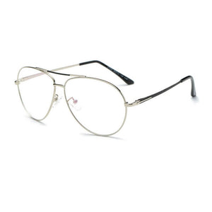 Gmei Occhiali da sole retrò ottici Montature da vista per occhiali da vista Miopia Lega di metallo Donna Uomo Occhiali da vista Oculos De Grau Eyewear A27032 