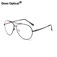 Carica l&#39;immagine nel visualizzatore di Gallery, Gmei Occhiali da sole retrò ottici Montature da vista per occhiali da vista Miopia Lega di metallo Donna Uomo Occhiali da vista Oculos De Grau Eyewear A27032 