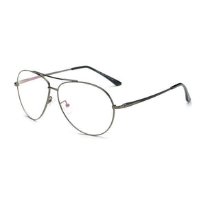 Gmei Occhiali da sole retrò ottici Montature da vista per occhiali da vista Miopia Lega di metallo Donna Uomo Occhiali da vista Oculos De Grau Eyewear A27032 