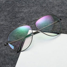 Carica l&#39;immagine nel visualizzatore di Gallery, Gmei Occhiali da sole retrò ottici Montature da vista per occhiali da vista Miopia Lega di metallo Donna Uomo Occhiali da vista Oculos De Grau Eyewear A27032 