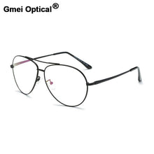 Carica l&#39;immagine nel visualizzatore di Gallery, Gmei Occhiali da sole retrò ottici Montature da vista per occhiali da vista Miopia Lega di metallo Donna Uomo Occhiali da vista Oculos De Grau Eyewear A27032 