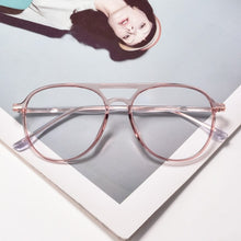 Load image into Gallery viewer, Gmei Optical Retro Transparent Glasses Frames Ultra Light TR Double Beam Glasses Frame For Women&#39;s Spectacles 6537