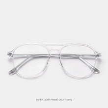 Load image into Gallery viewer, Gmei Optical Retro Transparent Glasses Frames Ultra Light TR Double Beam Glasses Frame For Women&#39;s Spectacles 6537