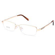 Carica l&#39;immagine nel visualizzatore di Gallery, Gmei Optical S8207 Alloy Metal Semi-Rimless Eyeglasses Frame for Men Prescription Optical Eyewear Glasses