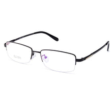 Carica l&#39;immagine nel visualizzatore di Gallery, Gmei Optical S8207 Alloy Metal Semi-Rimless Eyeglasses Frame for Men Prescription Optical Eyewear Glasses