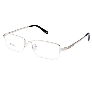 Gmei Optical S8207 Alloy Metal Semi-Rimless Eyeglasses Frame for Men Prescription Optical Eyewear Glasses